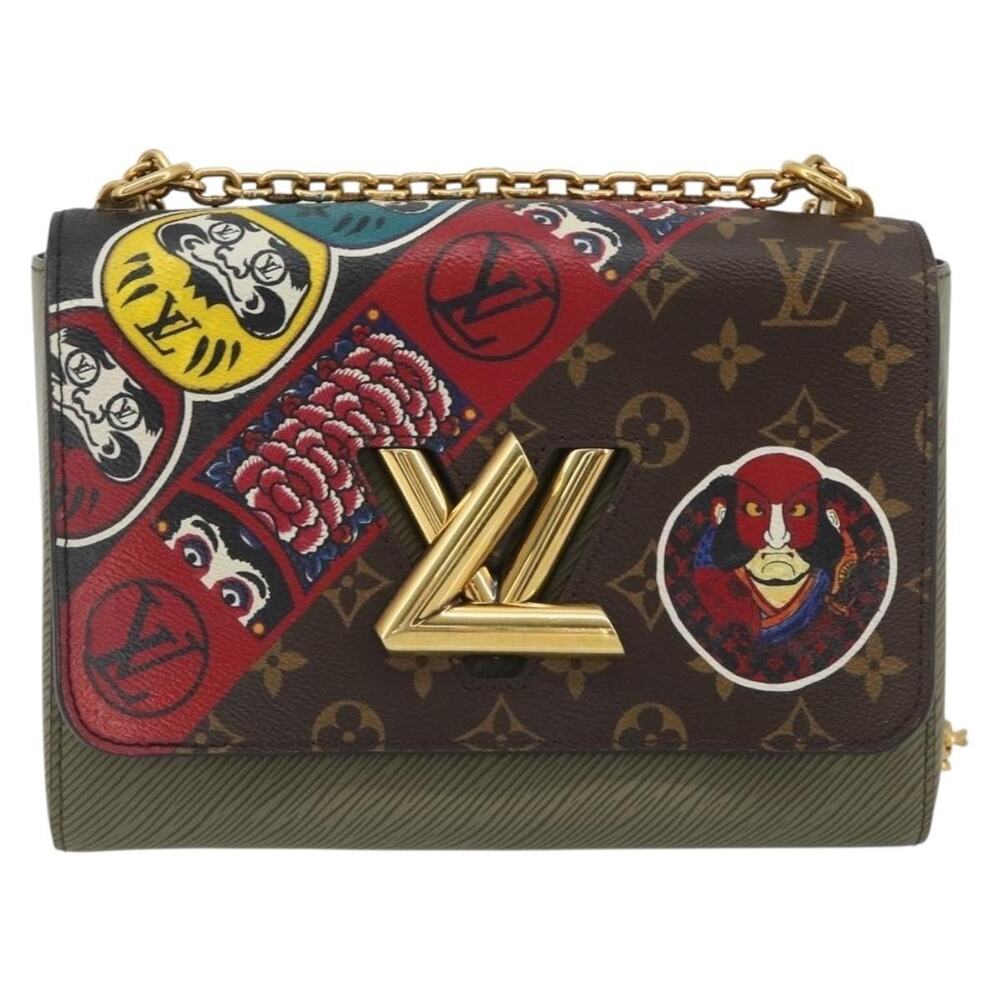 Louis Vuitton Monogram Kabuki Twist MM Shoulder Bag Brown